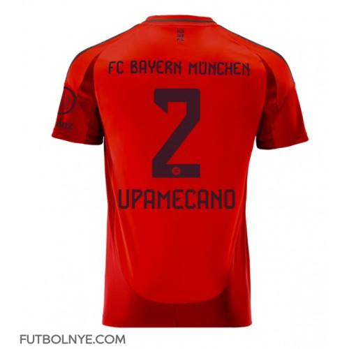 Camiseta Bayern Munich Dayot Upamecano #2 Primera Equipación 2024-25 manga corta